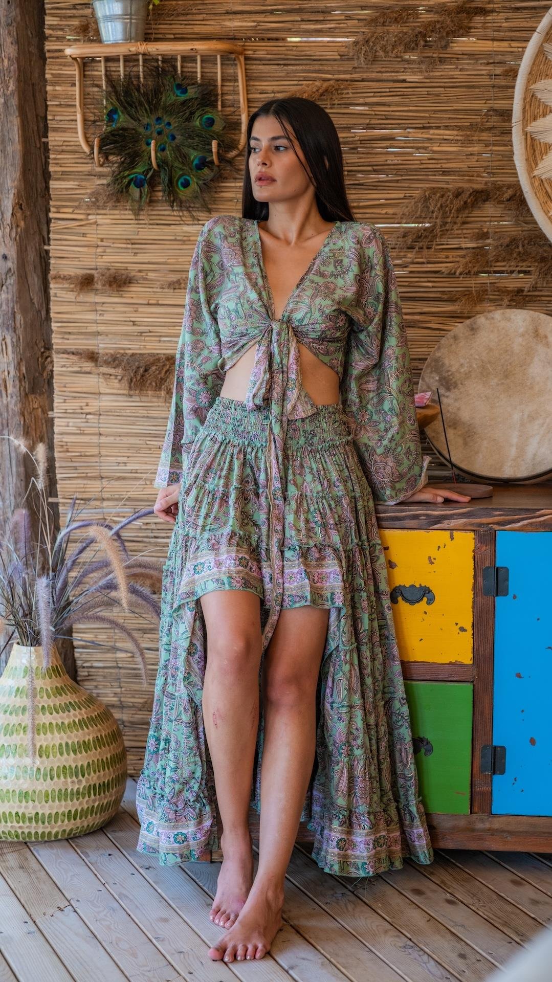 İpek Etek Bluz Takım