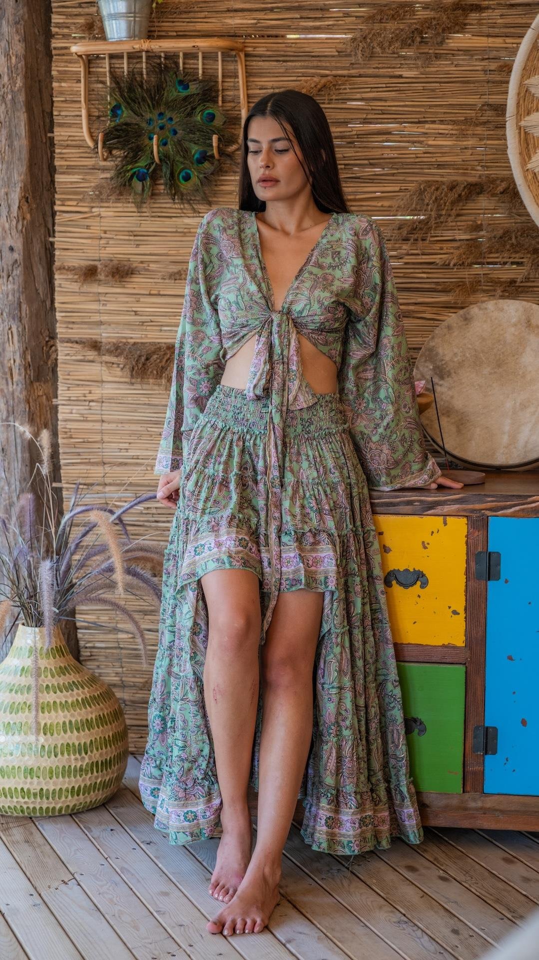 İpek Etek Bluz Takım