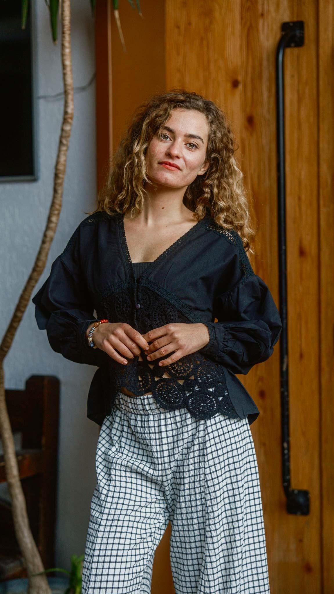 Kareli Desen Salaş Pantolon