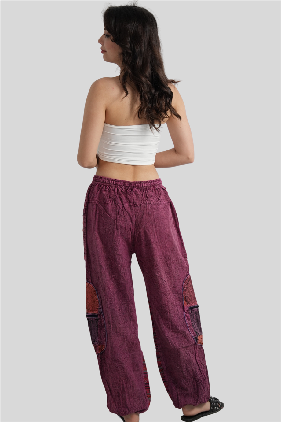 Mürdüm Unisex Bohem Nepal Cepli Pantolon