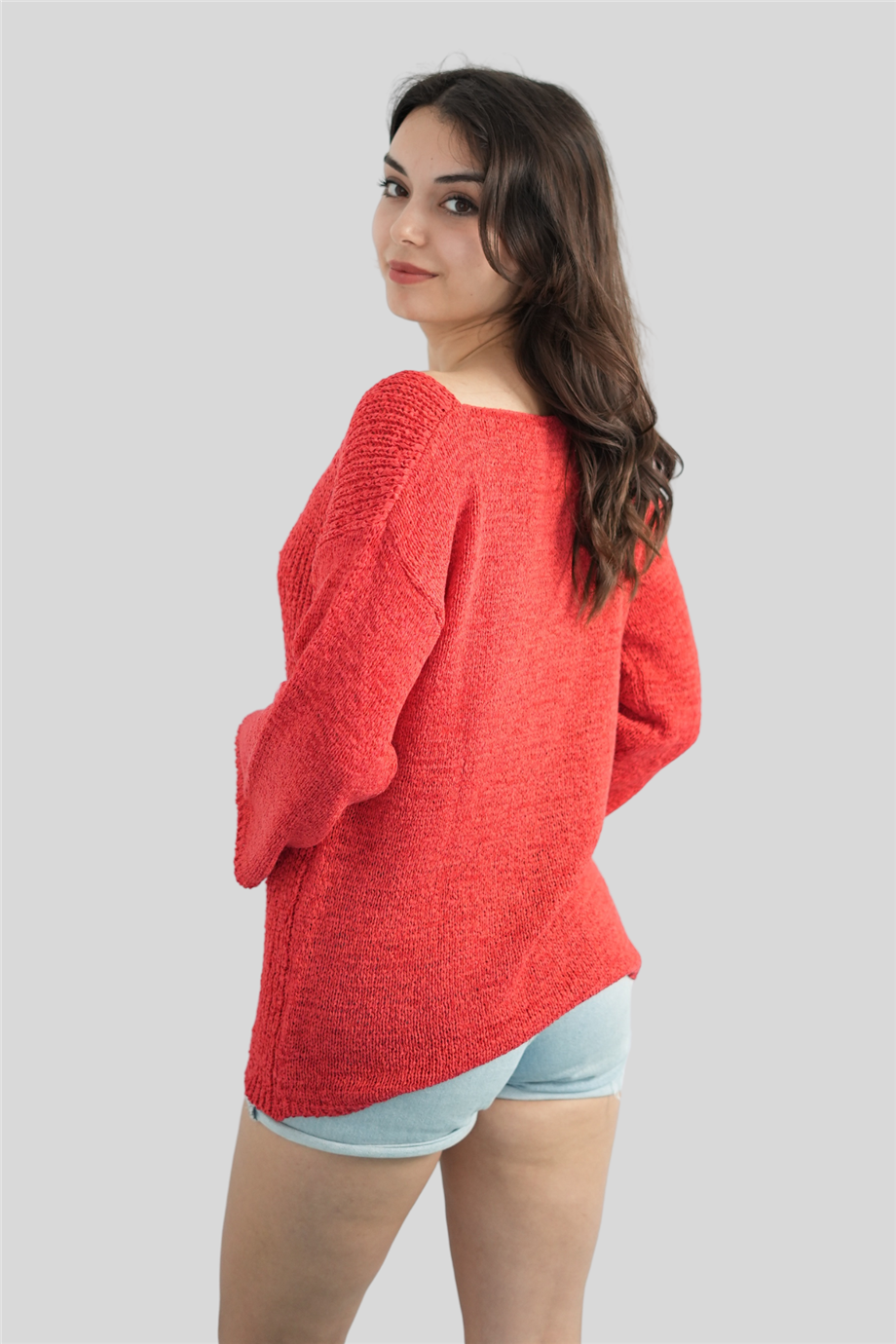 Turuncu Merserize Bluz