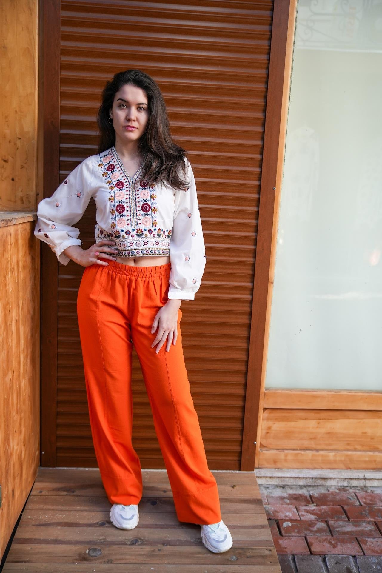 Turuncu Renk Pantolon