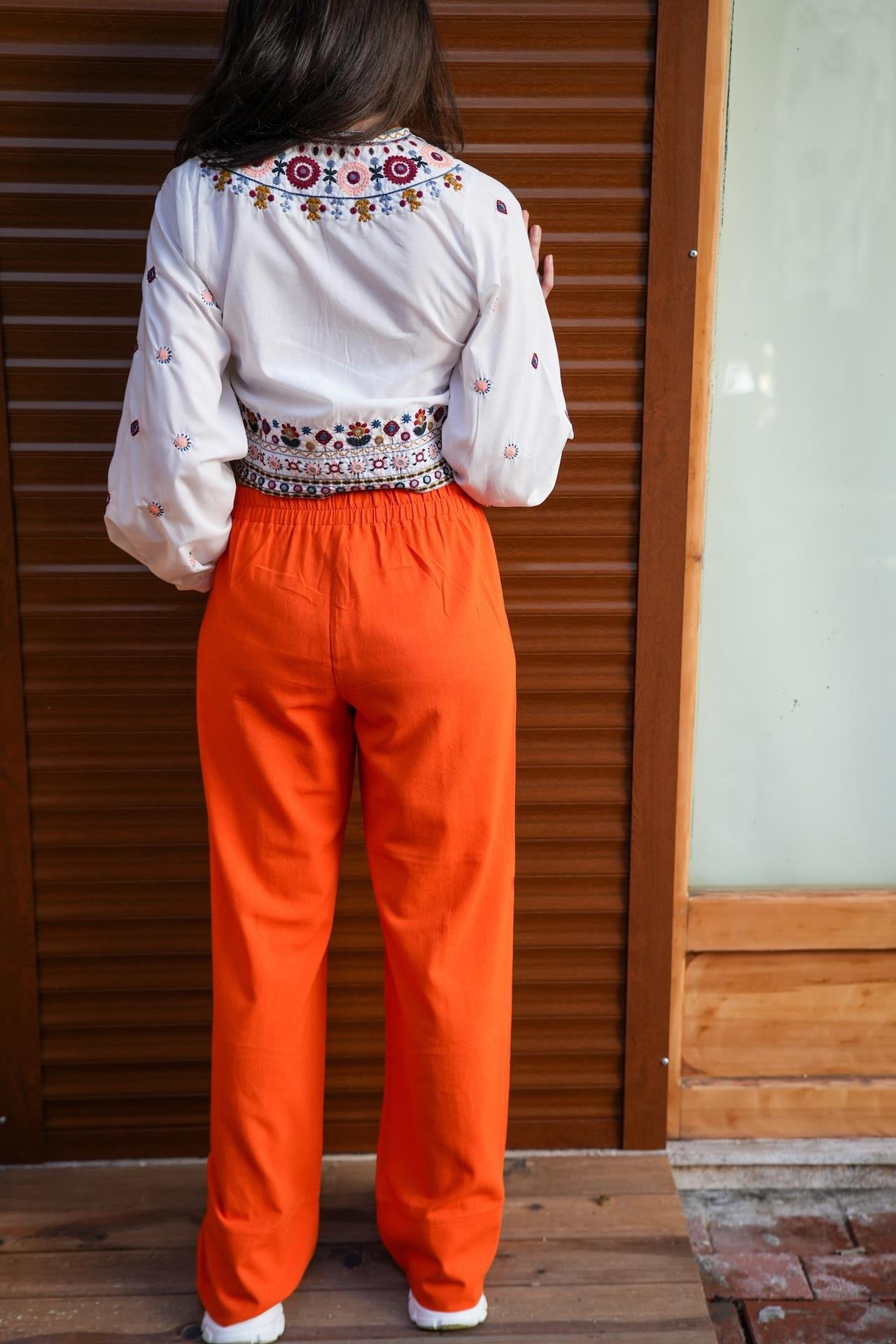 Turuncu Renk Pantolon