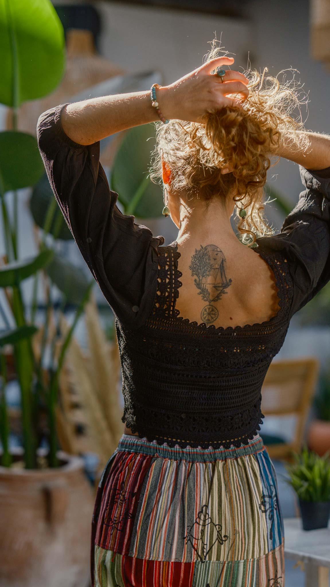 Unisex Bohem Nepal Patchwork Pantolon