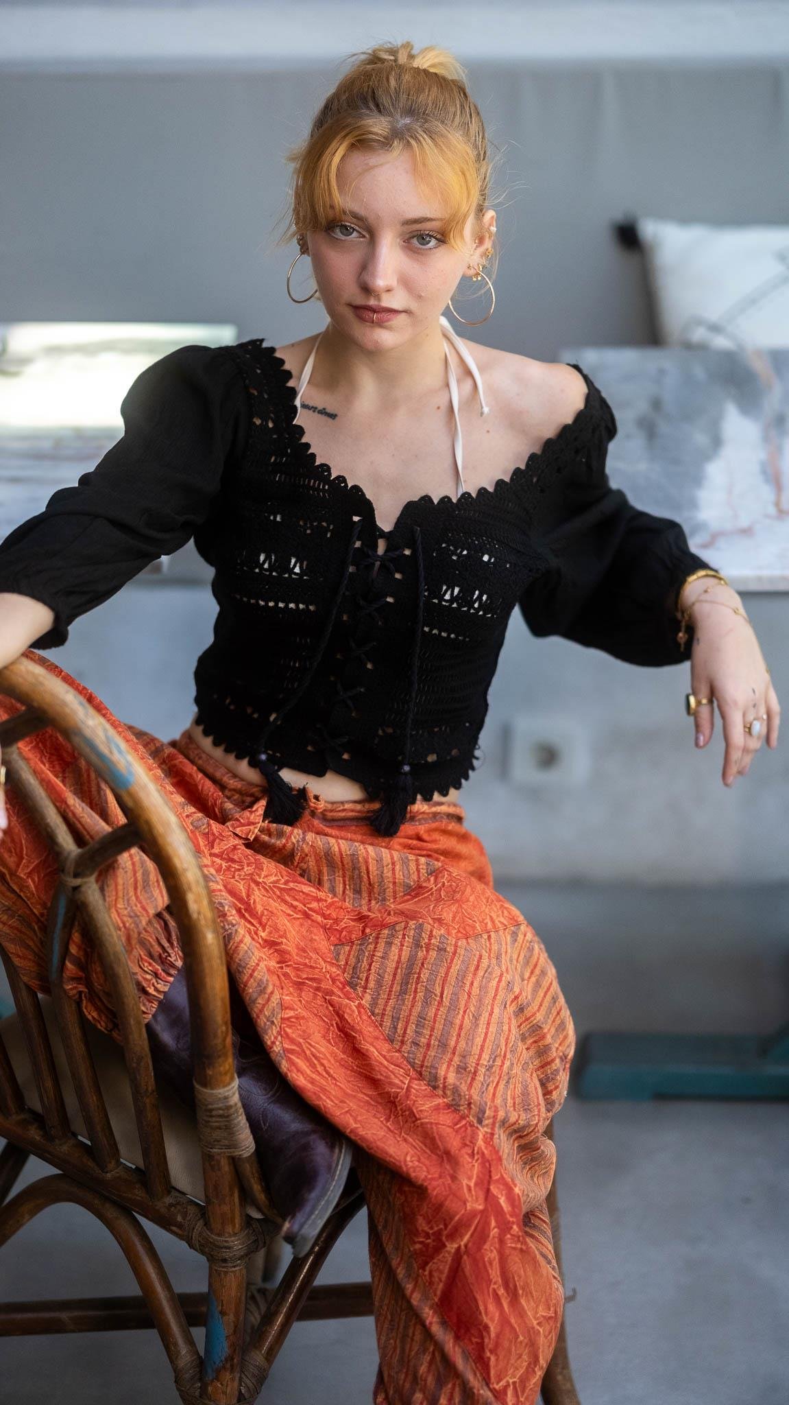 Unisex Bohem Nepal Şalvar Pantolon