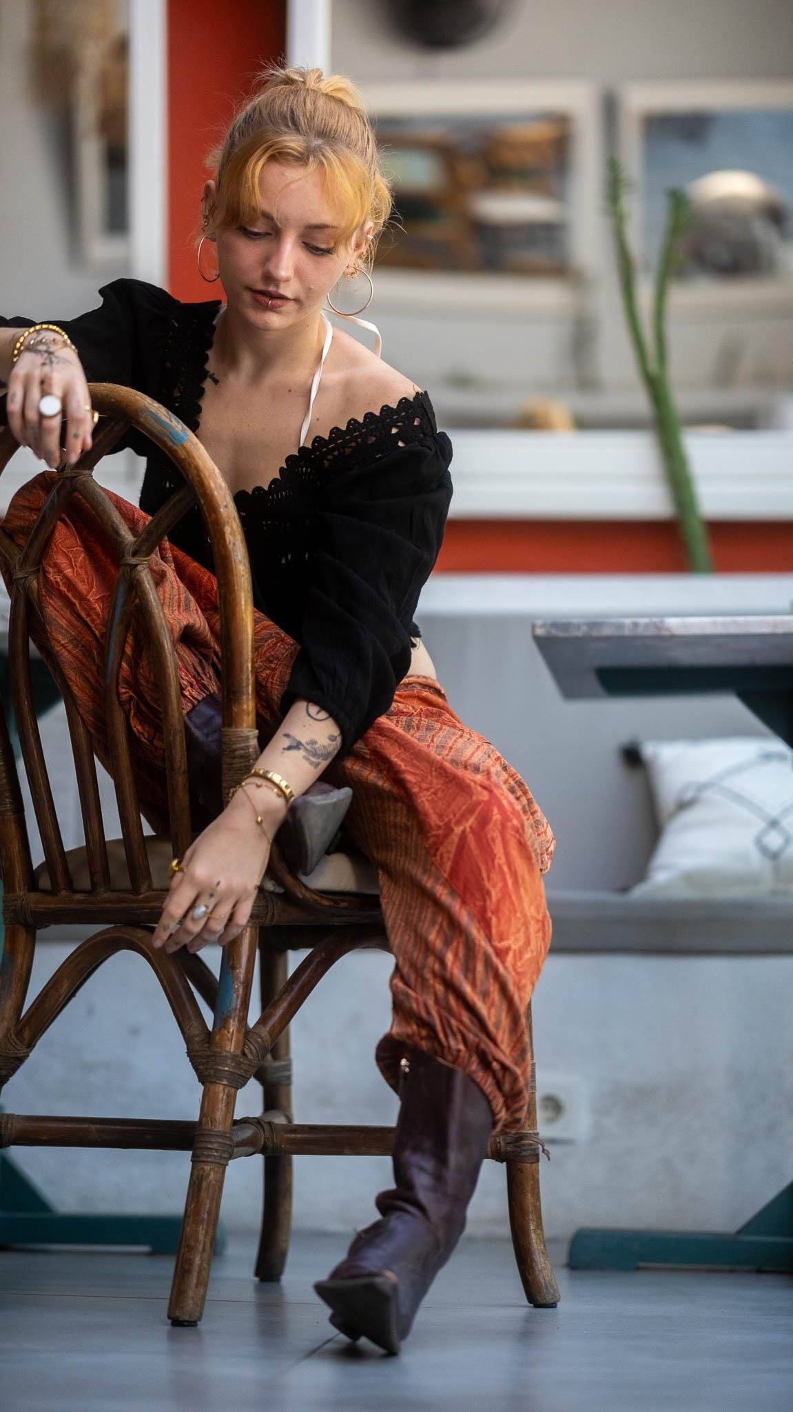 Unisex Bohem Nepal Şalvar Pantolon