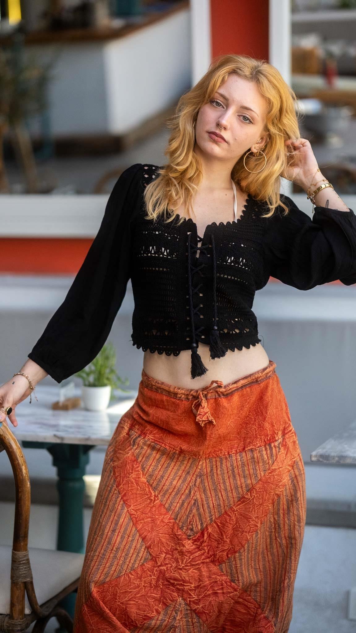 Unisex Bohem Nepal Şalvar Pantolon