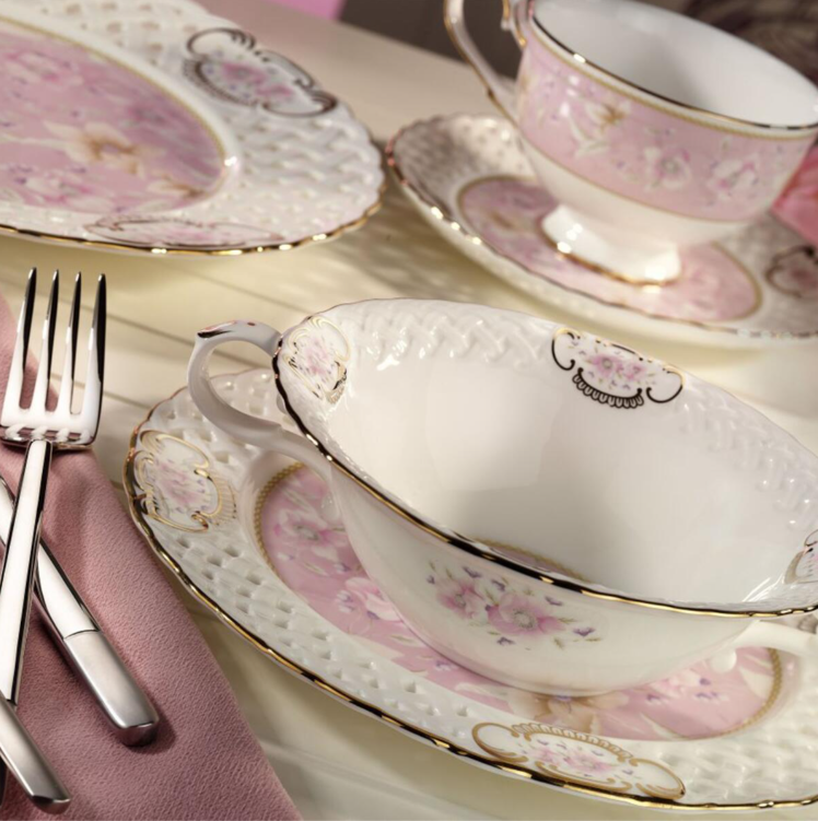 Aryıldız Prestige 84 Parça Çiçek Desenli 12 Kişilik Yemek Takımı - Güzel Home - 12 Kişilik Yemek Takımı