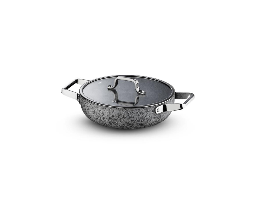 Brioni Stone Age 20 Cm Kapaklı Sahan - Güzel Home - Tava ve Sahan
