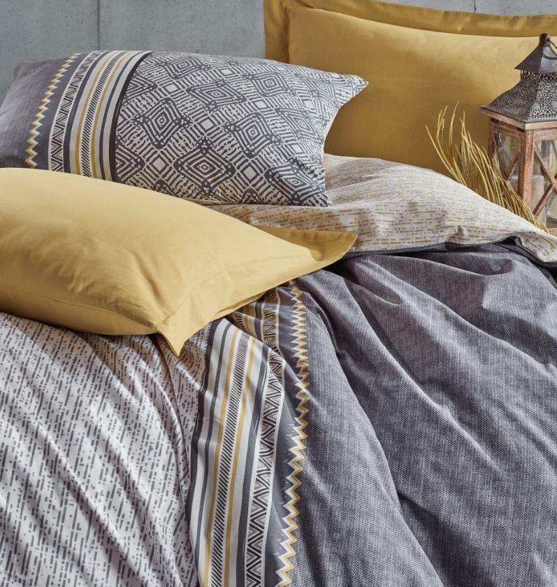 Cotton Box Toprak Çift Kişilik Nedra Bej Nevresim Takımı - Güzel Home - Çift Kişilik Ranforce Nevresim Takımı