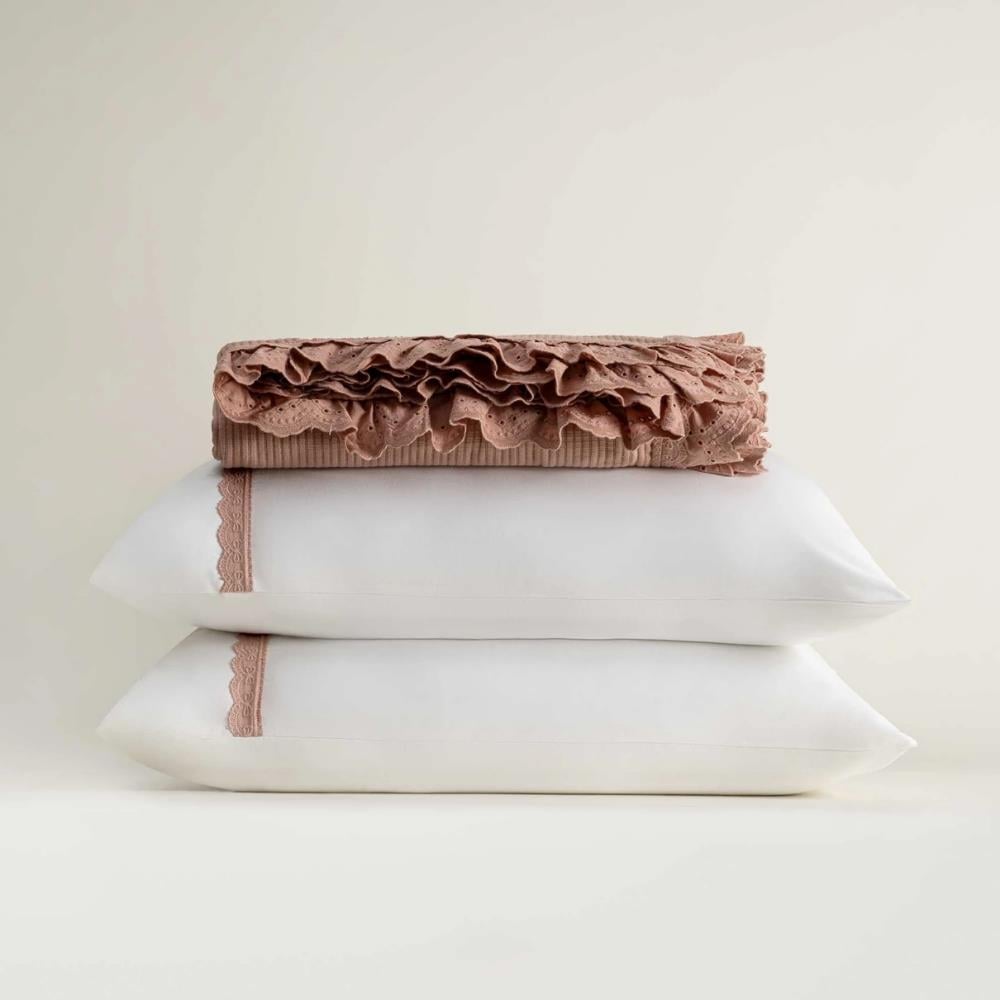 Ecocotton Alessa Jakarlı Çift Kişilik Terra Renkli Pamuklu Pike Takımı - Güzel Home - Çift Kişilik Pike
