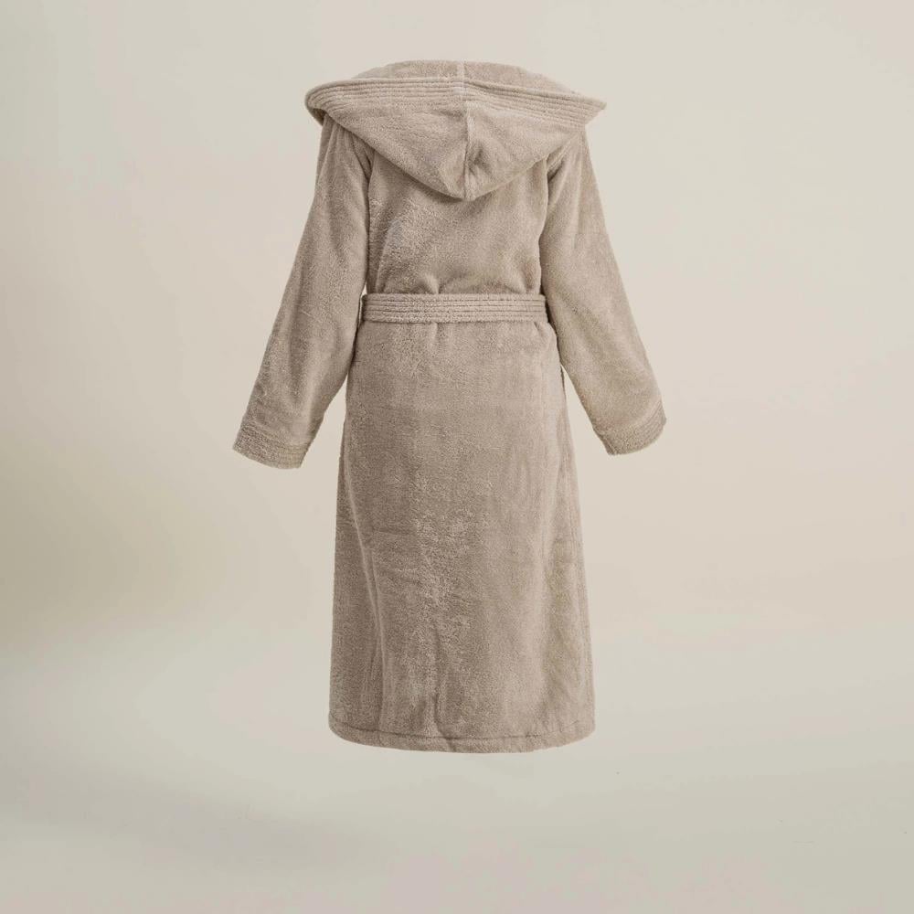 Ecocotton Ecosoft Bej Renkli M Beden Kadın Bornoz - Güzel Home - Banyo Tekstili