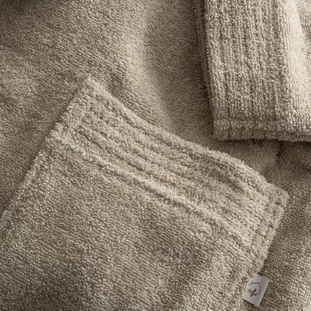 Ecocotton Ecosoft Bej Renkli XL Beden Erkek Bornoz - Güzel Home - Banyo Tekstili