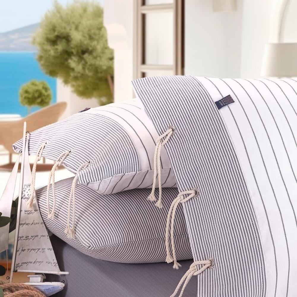 İyi Geceler İstanbul Cruise İpliği Boyalı Çift Kişilik İndigo Renkli Nevresim Takımı - Güzel Home - Çift Kişilik Nevresim Takımı