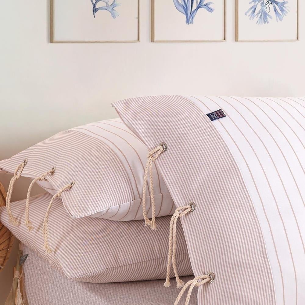 İyi Geceler İstanbul Cruise İpliği Boyalı Çift Kişilik Bej Renkli Nevresim Takımı - Güzel Home - Çift Kişilik Nevresim Takımı