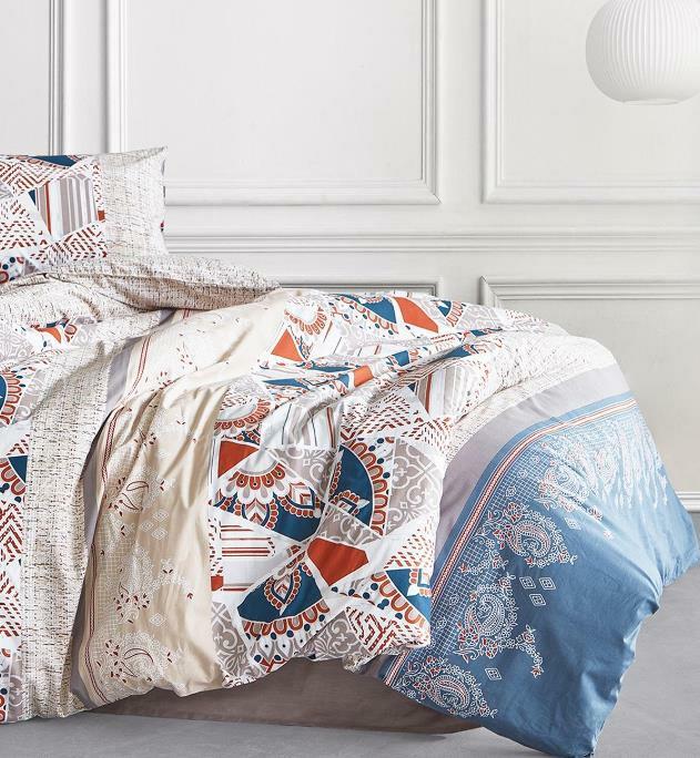 İyi Geceler İstanbul Poplin Sevilla Tek Kişilik Nevresim Takımı - Güzel Home - Tek Kişilik Ranforce Nevresim Takımı