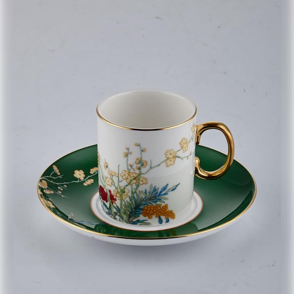 Joy Carmen Blossoms 6'lı Kahve Fincan Takımı - Güzel Home - Çay ve Kahve Takımları