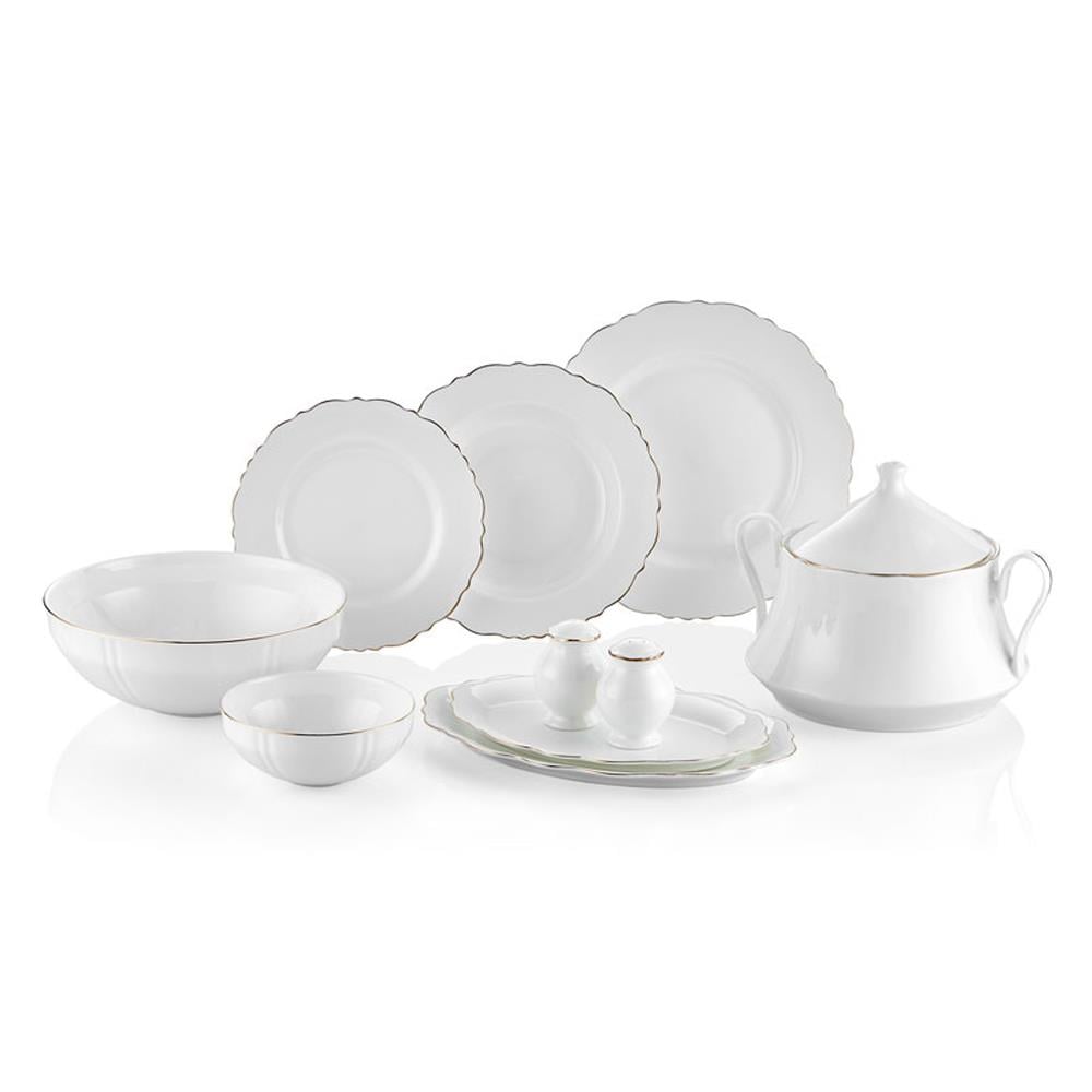 Joy Carmen Royal Gold 59 Parça Yemek Takımı - Güzel Home - Yemek Takımları