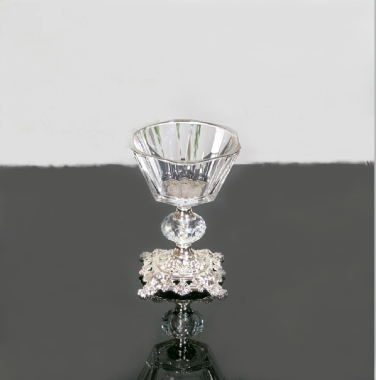 Koşar Gümüş Döküm Ayaklı 10 Cm Dondurma Kasesi - Güzel Home - Sunumluklar