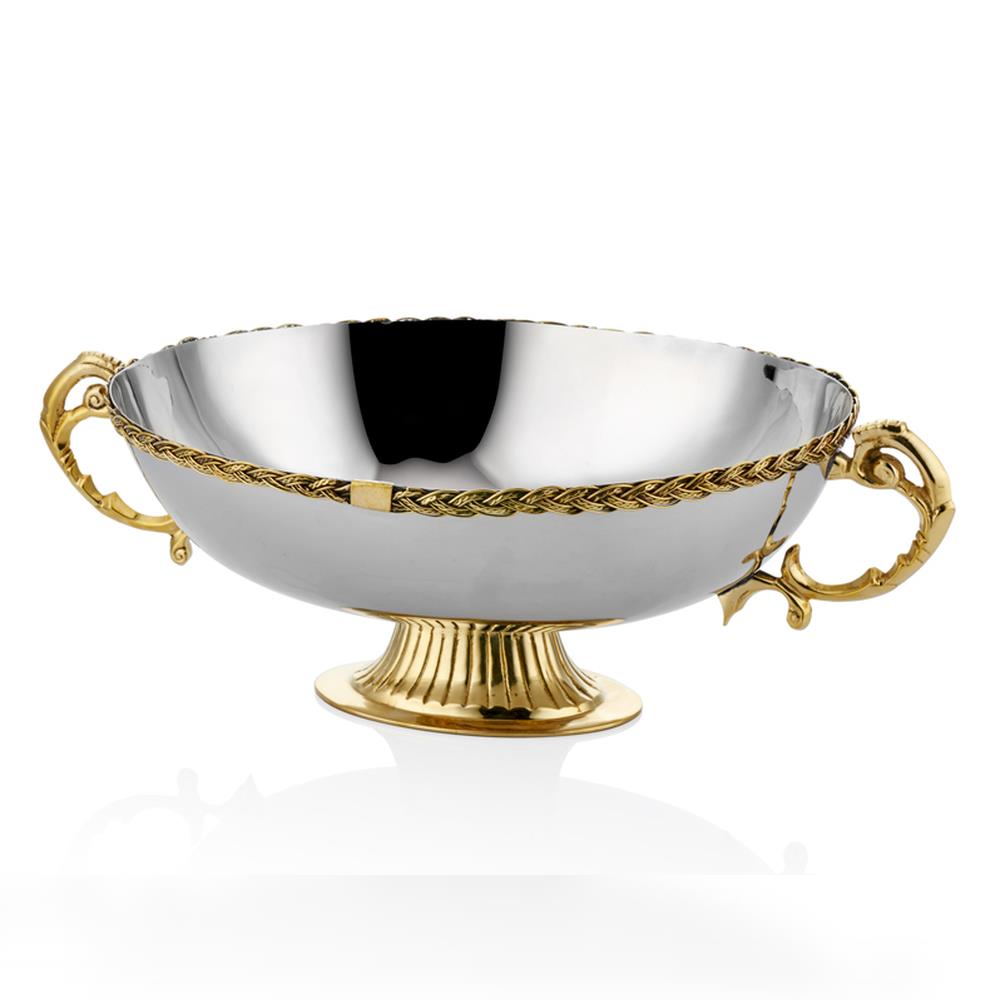 Lamedore Black Pearl Halat Desenli Kulplu Kase - Güzel Home - Sunumluklar