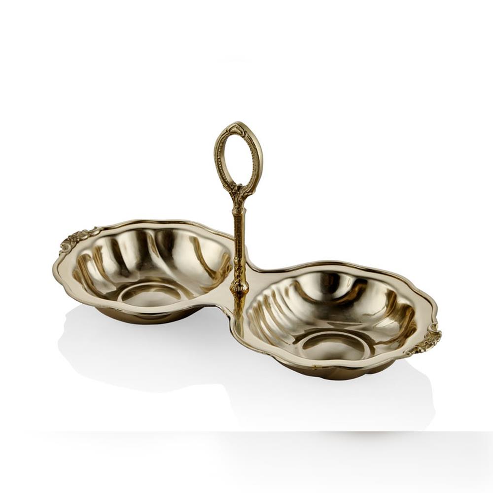 Lamedore Black Pearl Sade Gold 2'li Çerezlik - Güzel Home - Sunumluklar