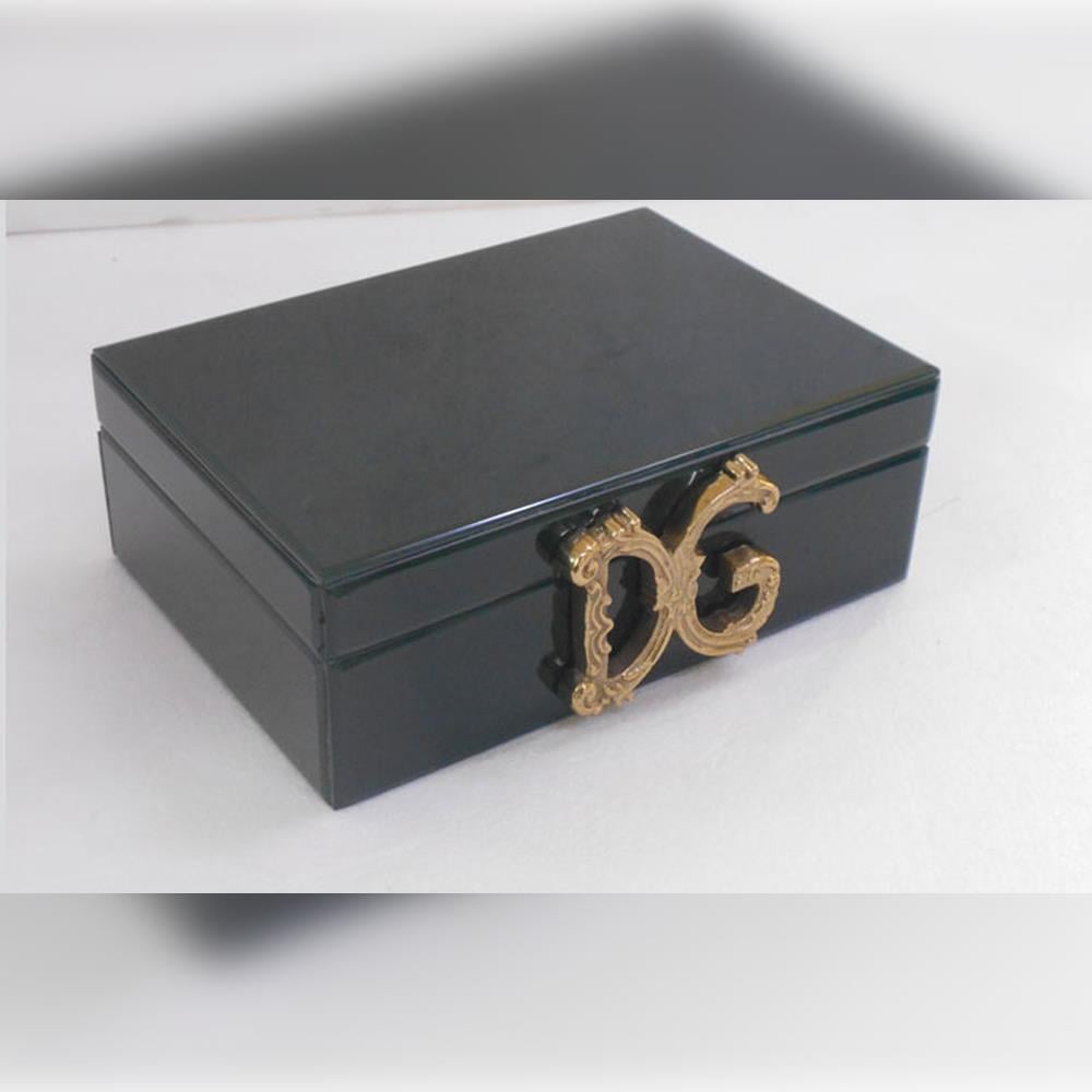 Lamedore Bottle Green Rectangular Squge Kutu - Güzel Home - Dekoratif Ürünler