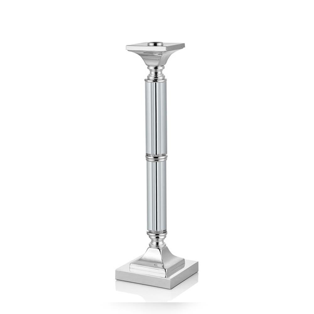 Lamedore Cylinders Clear Silver Büyük Mumluk - Güzel Home - Dekoratif Ürünler