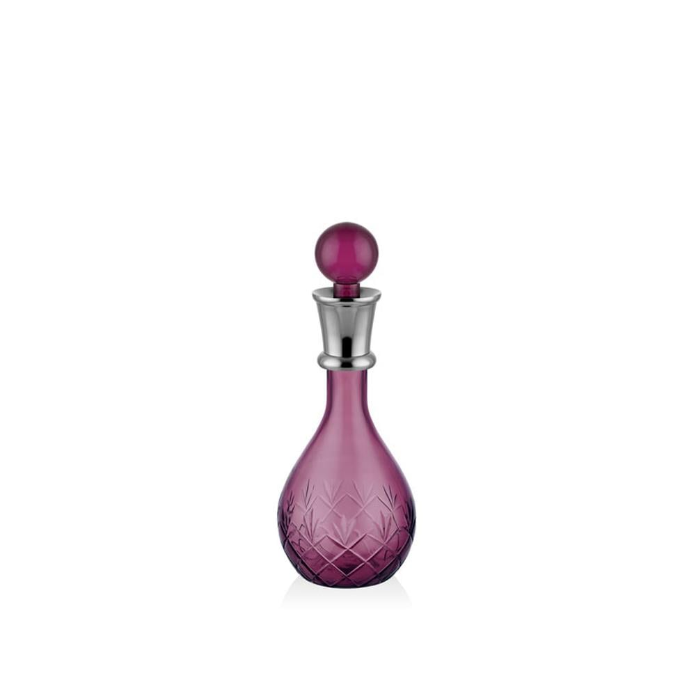 Lamedore Drop Aubergine 11x22 Cm Renkli Şişe - Güzel Home - Dekoratif Ürünler