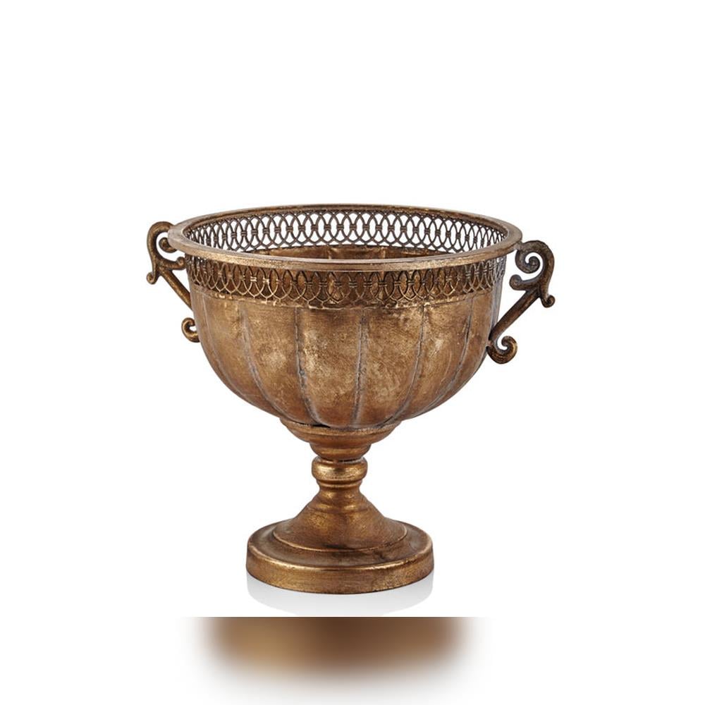 Lamedore Fdemi Globe Gold Saksı - Güzel Home - Dekoratif Ürünler