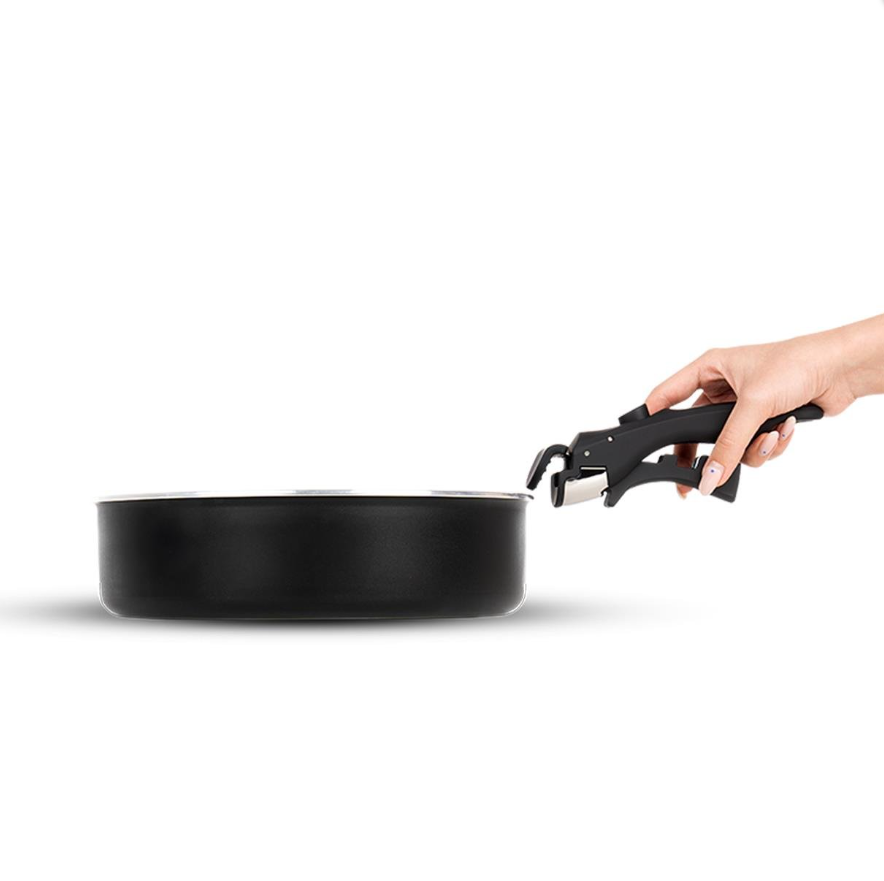 Leggno All-in-One Titanium 12 Parça Tencere Seti - Güzel Home - Granit Tencere Seti