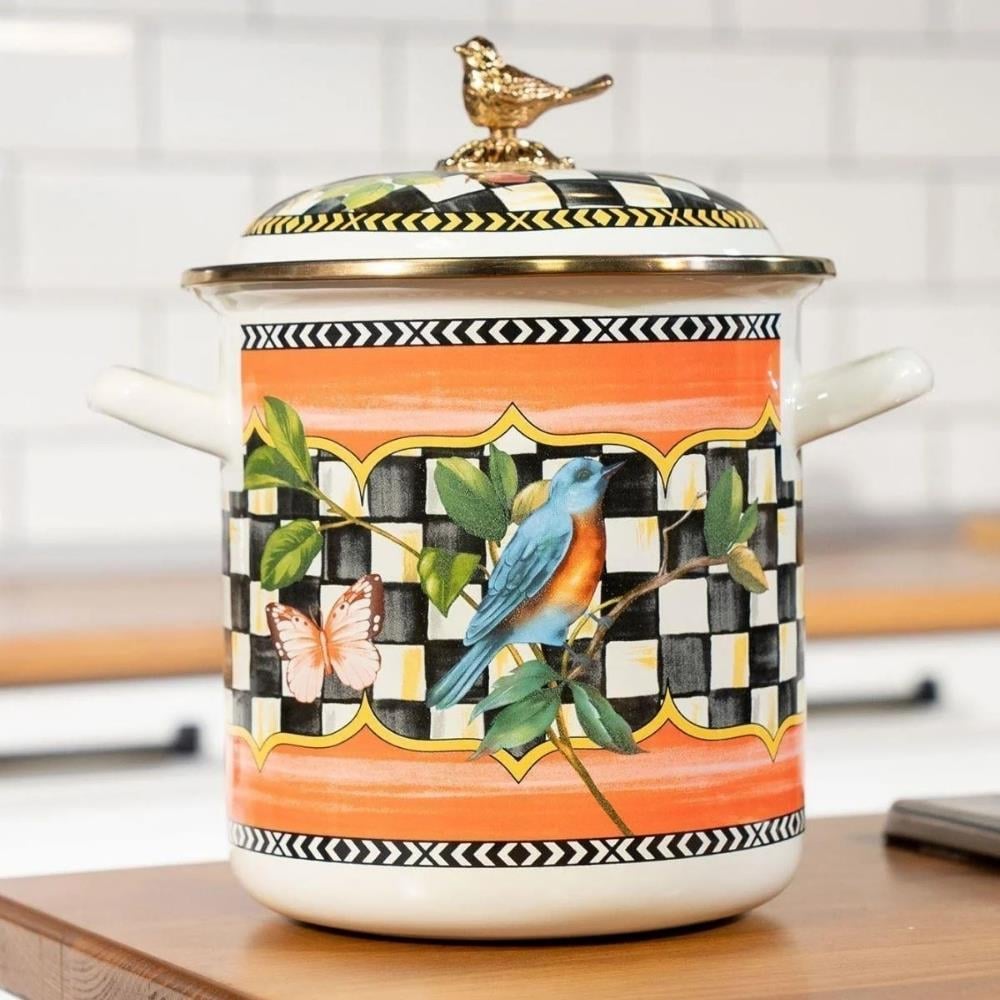 Miss Betty Paradise 16 Cm Emaye Kuşkonmaz Bakraç - Güzel Home - Saklama