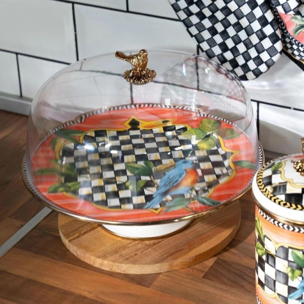 Miss Betty Paradise 30 Cm Emaye Kek Fanusu - Güzel Home - Sunumluklar