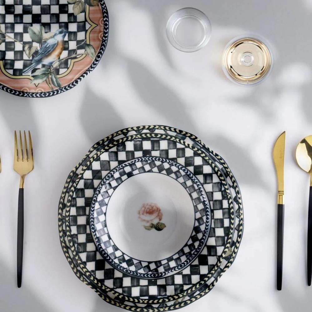 Miss Betty Paradise Tiffany 24 Parça Yemek Takımı - Güzel Home - Yemek Takımları