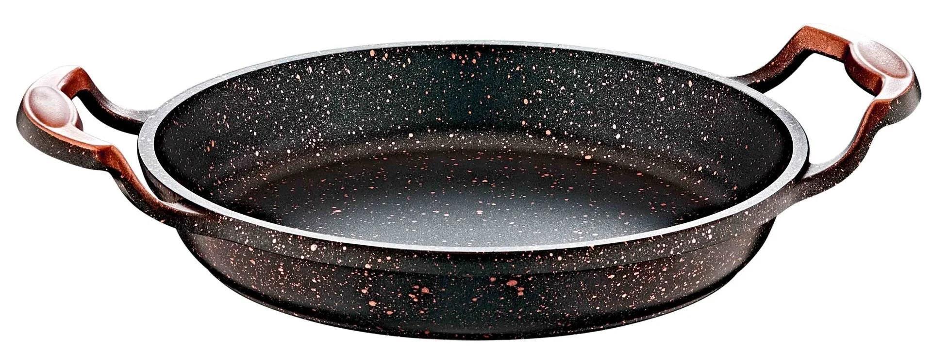 Oms Bakır Granit Döküm 18 Cm Sahan - Güzel Home - Granit Sahan