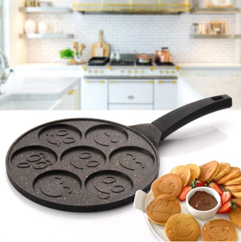 Oms Collection 26 Cm Baby Siyah Granit Pancake Tava - Güzel Home - Tava ve Sahan