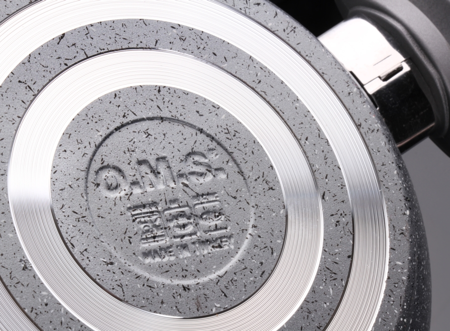 Oms Collection Gri Granit 6 Parça Sahan Seti - Güzel Home - Granit Sahan Seti