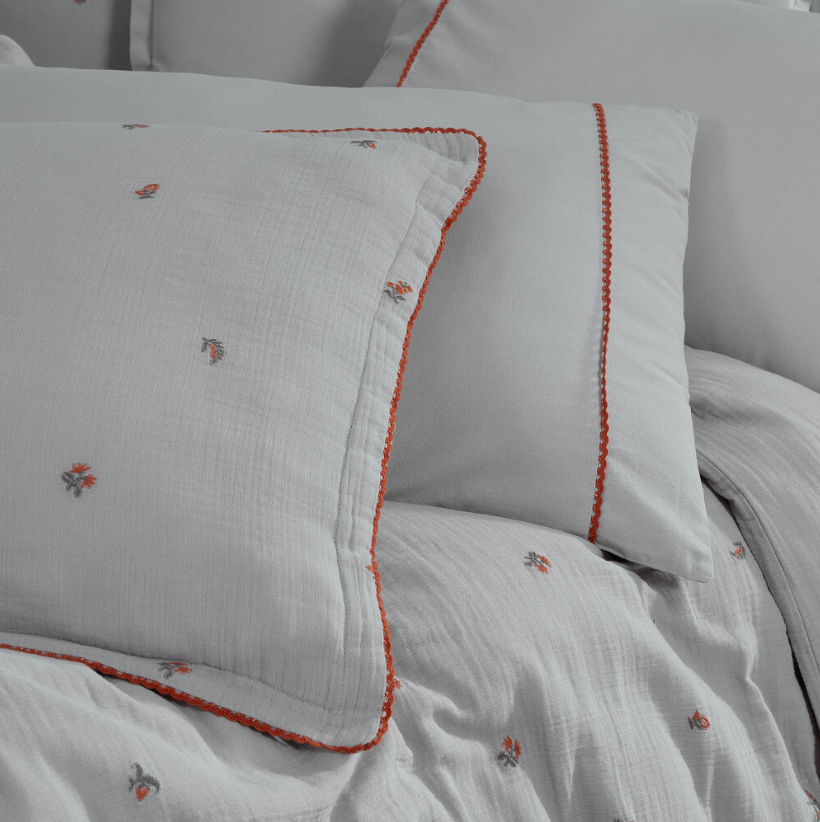 Sarev Mood Comfort Plana Çift Kişilik Gri Renk Nevresim Takımı - Güzel Home - Çift Kişilik Nevresim Takımı