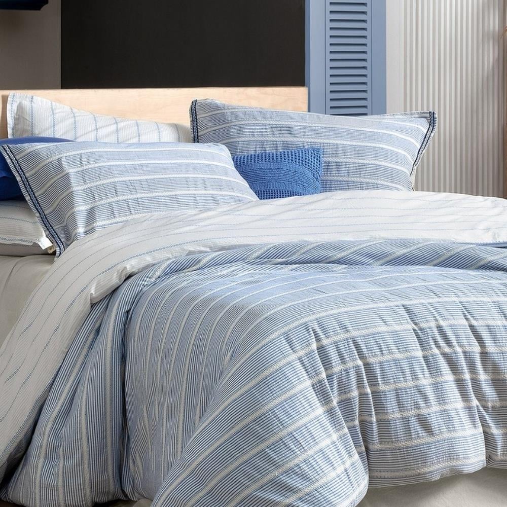 Sarev Mood Comfort Trina Çift Kişilik Mavi Nevresim Takımı - Güzel Home - Çift Kişilik Nevresim Takımı