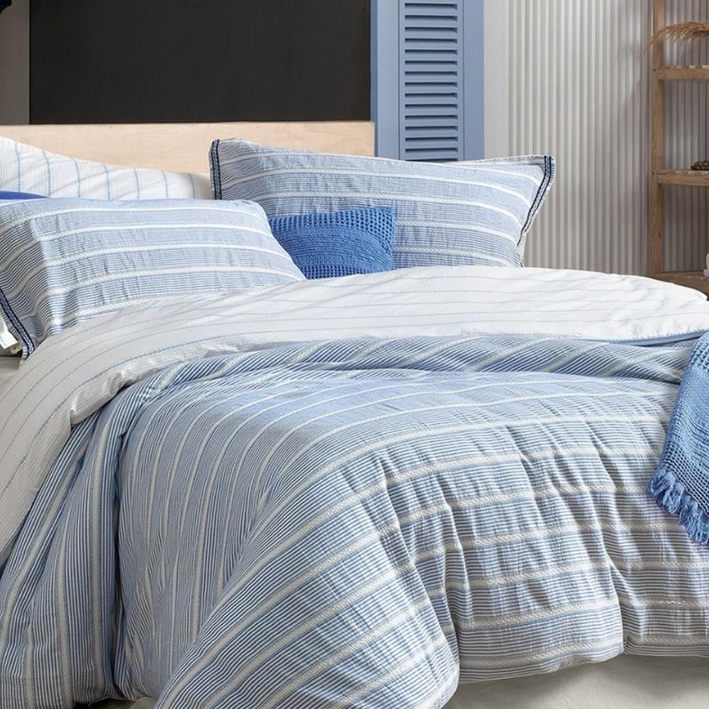 Sarev Mood Comfort Trina Tek Kişilik Mavi Nevresim Takımı - Güzel Home - Tek Kişilik Nevresim Takımı