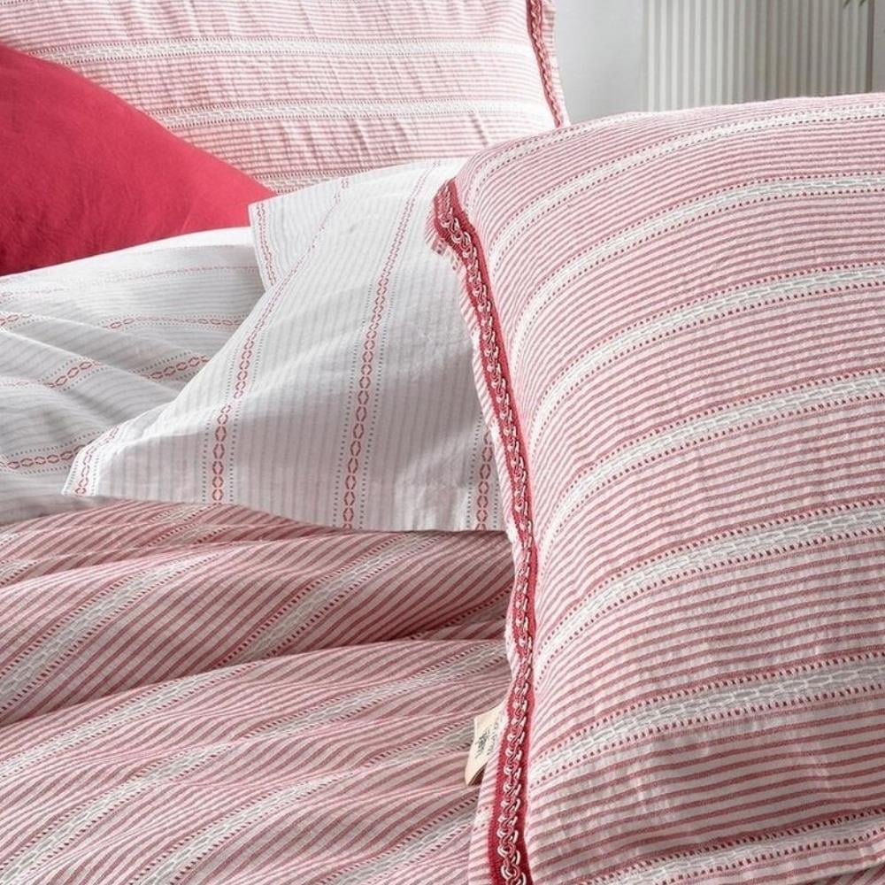 Sarev Mood Comfort Trina Tek Kişilik Pembe Nevresim Takımı - Güzel Home - Tek Kişilik Ranforce Nevresim Takımı