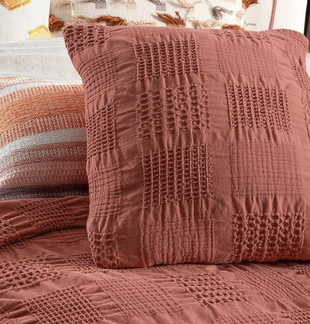 Sarev Nerha 45x45 Cm Taba Kırlent - Güzel Home - Kırlent ve Kırlent Kılıfı