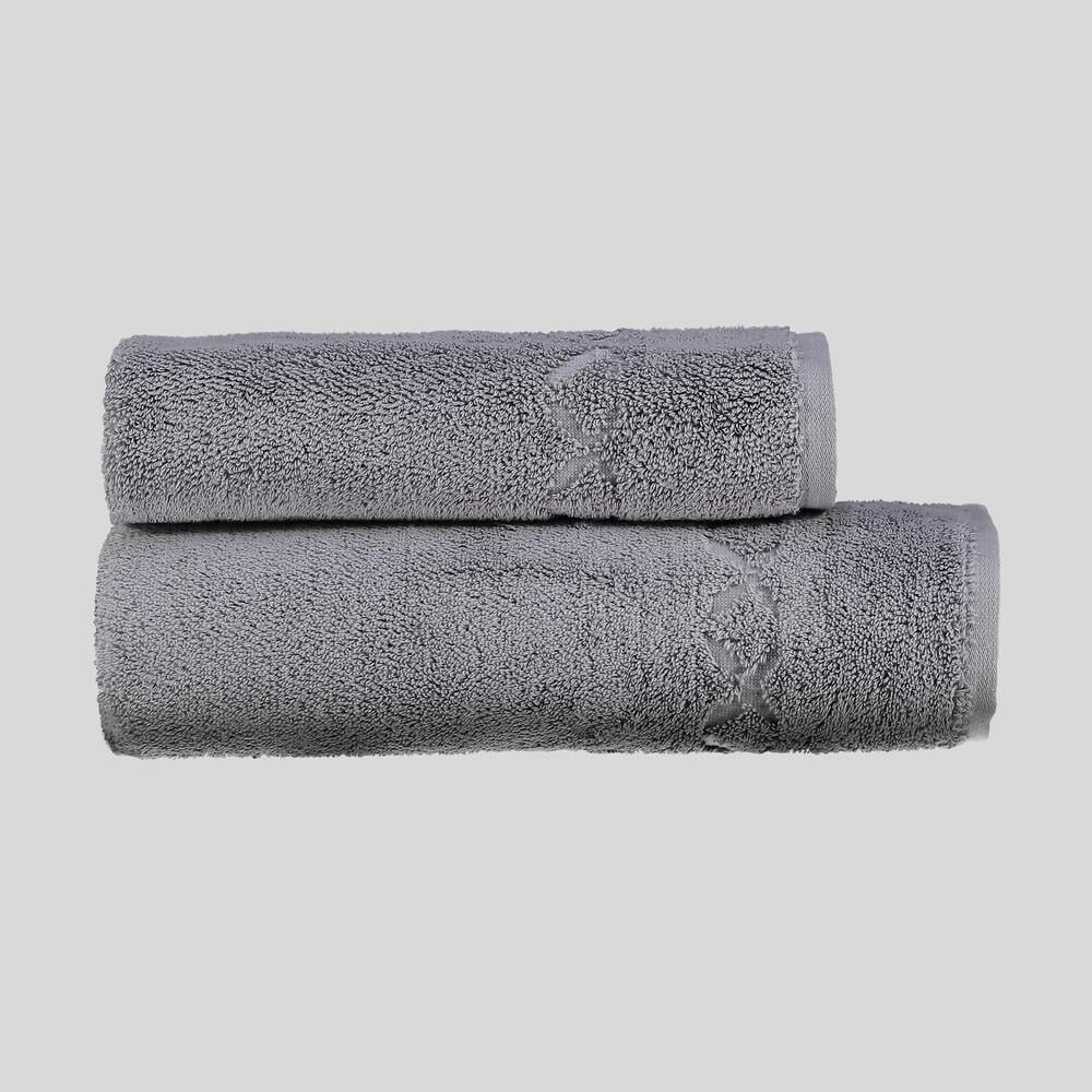 Sarev Olympia 80x150 Cm Gri Renk Banyo Havlusu - Güzel Home - Banyo Tekstili