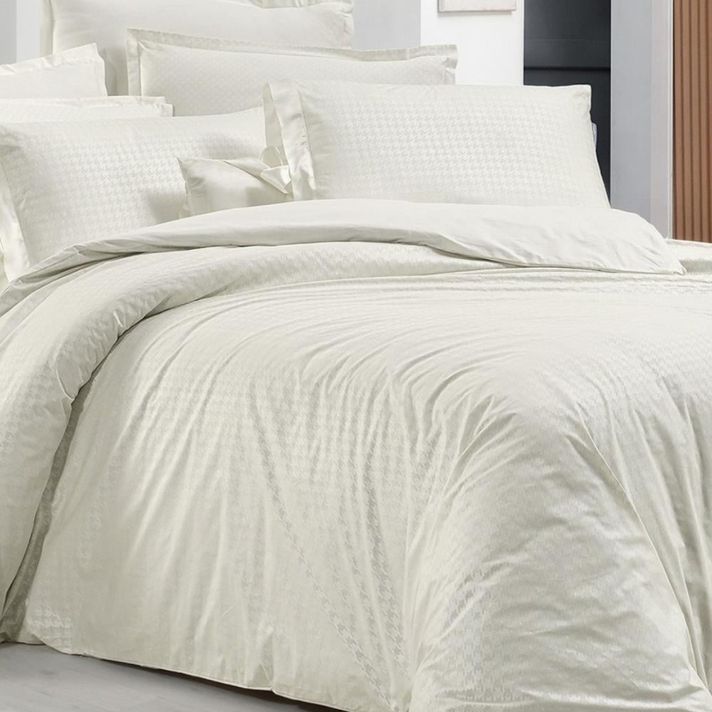 Sarev Perlita Fancy Çift Kişilik Bej Nevresim Takımı - Güzel Home - Çift Kişilik Nevresim Takımı