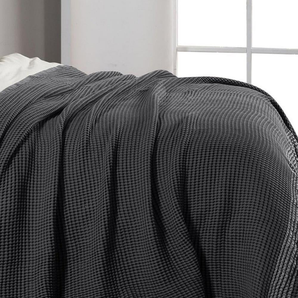 Sarev Polendia Çift Kişilik Gri Yatak Örtüsü - Güzel Home - Çift Kişilik Yatak Örtüsü