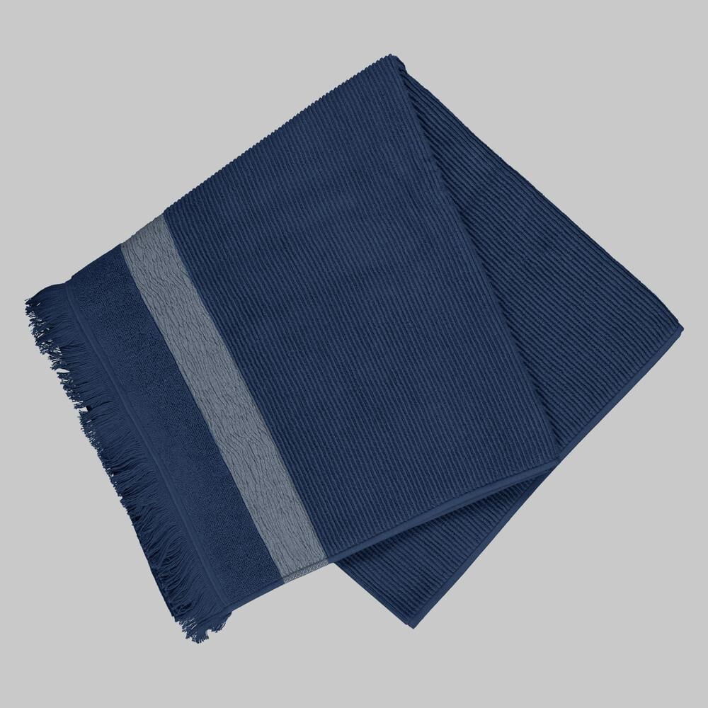 Sarev Street 80x150 Cm Lacivert Banyo Havlusu - Güzel Home - Banyo Havlusu