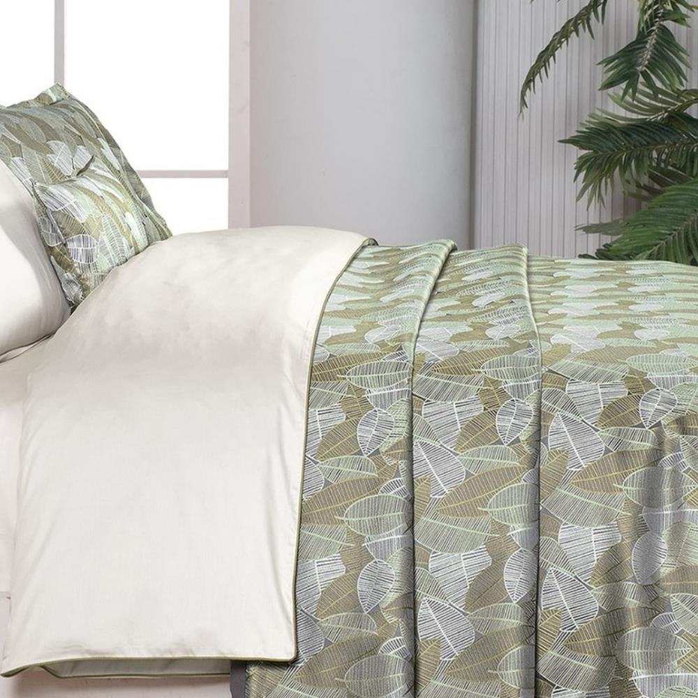 Sarev Ulrıka Çift Kişilik Gri Yatak Örtüsü Ve Nevresim Takımı - Güzel Home - Çift Kişilik Nevresimli Yatak Örtüsü Seti