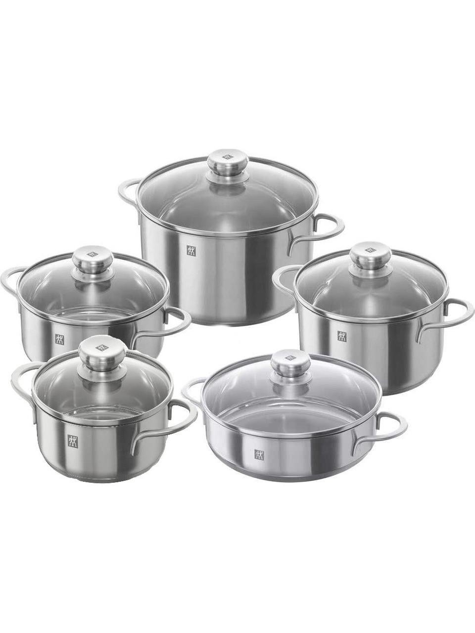 Zwilling Twin Nova 5 Parça Tencere Seti - Güzel Home - Çelik Tencere Seti