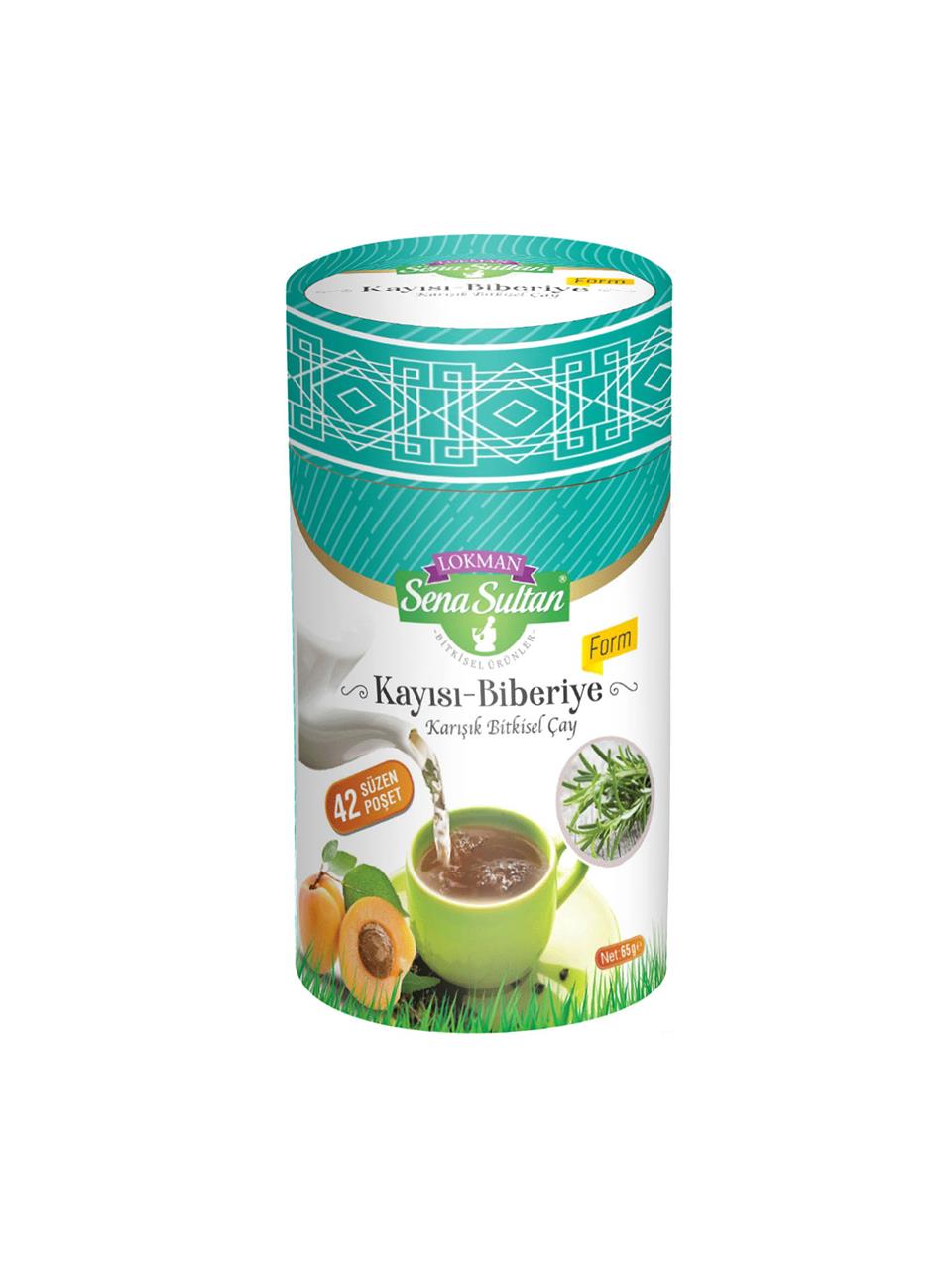 Kayısı Biberiyeli Karışık Form Çayı 65 gr