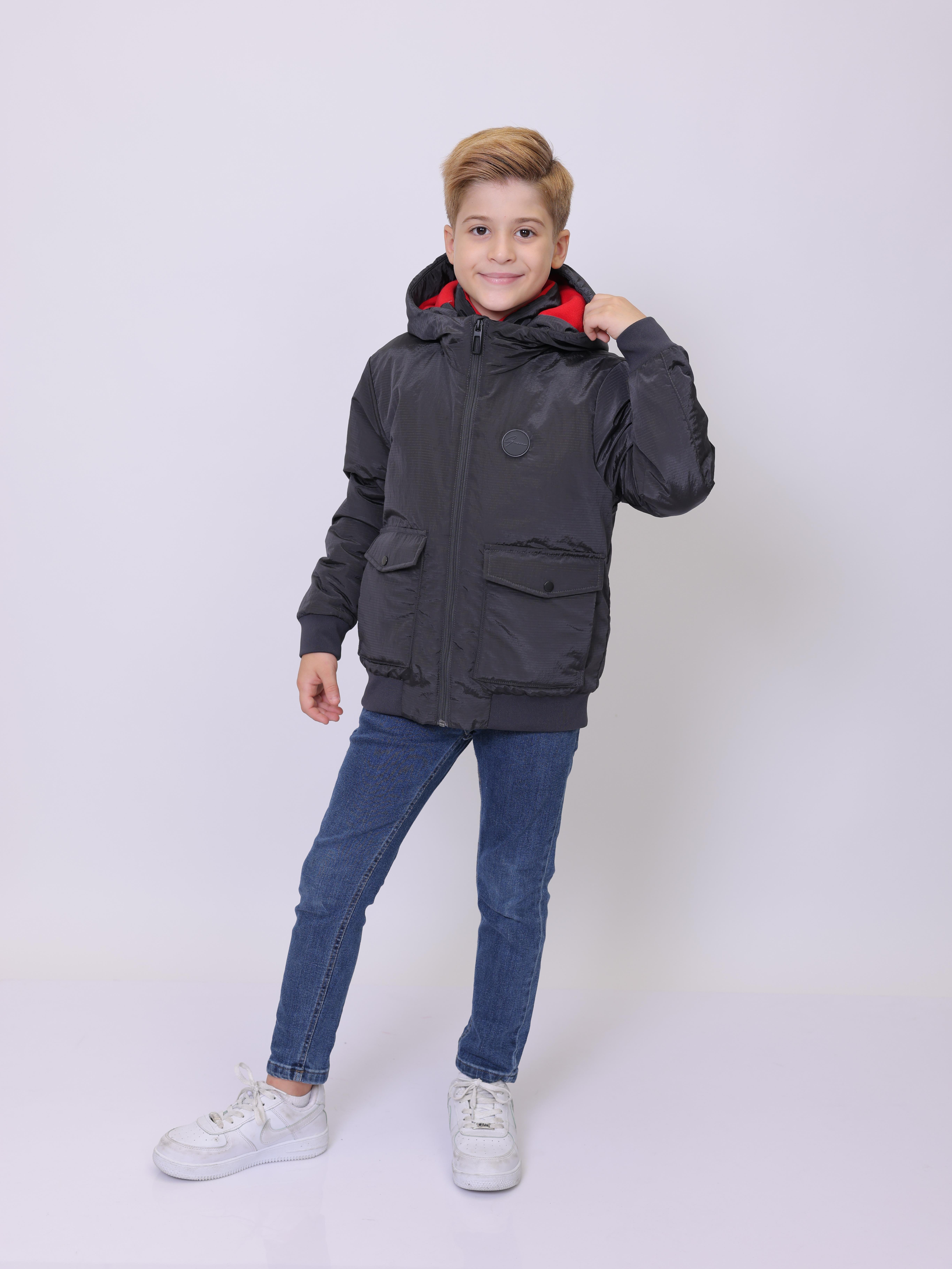 ÇOCUK MONT Kapüşonlu Erkek Çocuk Mont