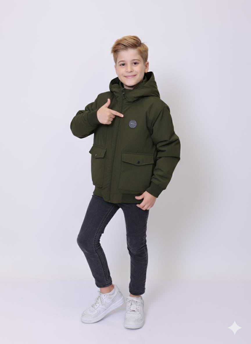 ÇOCUK MONT Kapüşonlu Erkek Çocuk Mont
